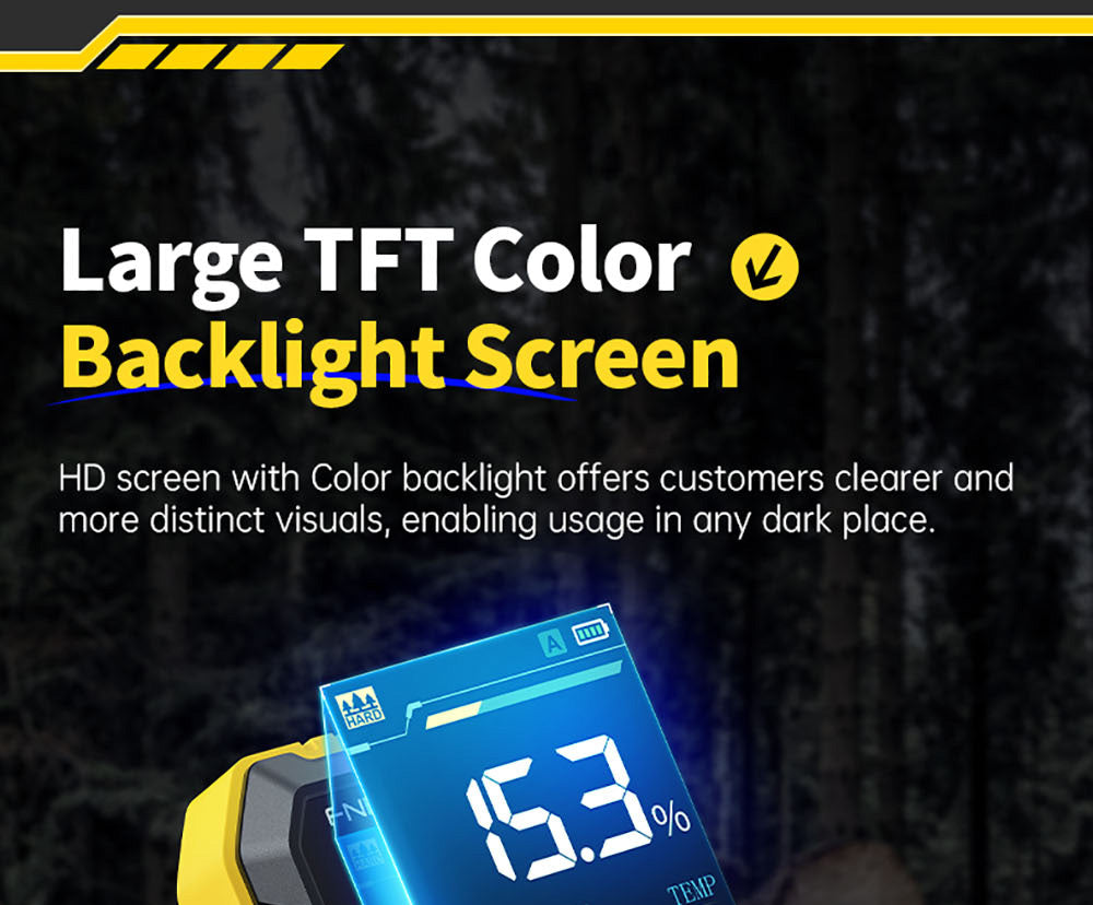 FNIRSI WMT-10 Bezdotykový vlhkoměr, 2,4-palcový displej, hĺbka merania 17 mm