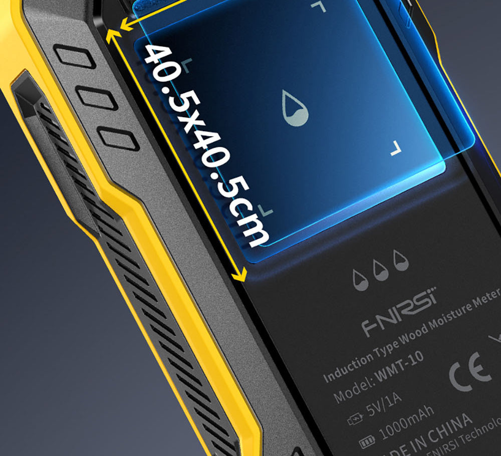 FNIRSI WMT-10 Bezdotykový vlhkoměr, 2,4-palcový displej, hĺbka merania 17 mm