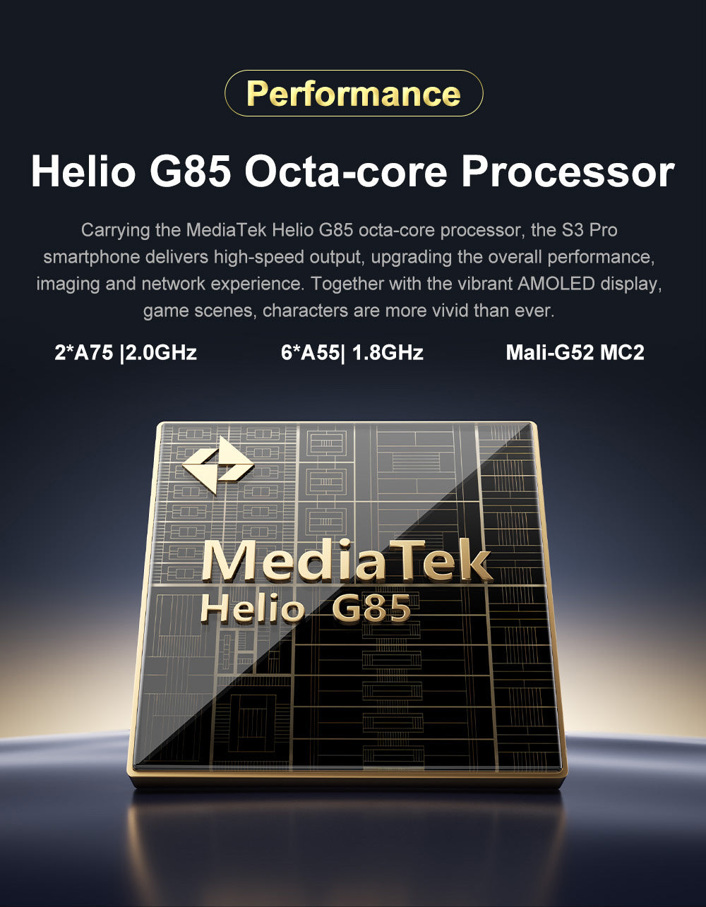 Smartfón FOSSiBOT S3 Pro 4G, 6,67