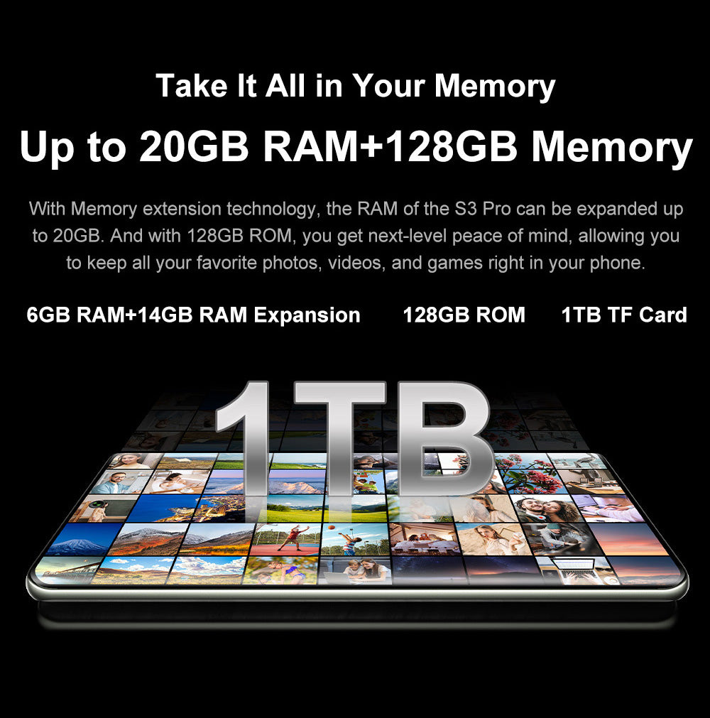 Smartfón FOSSiBOT S3 Pro 4G, 6,67