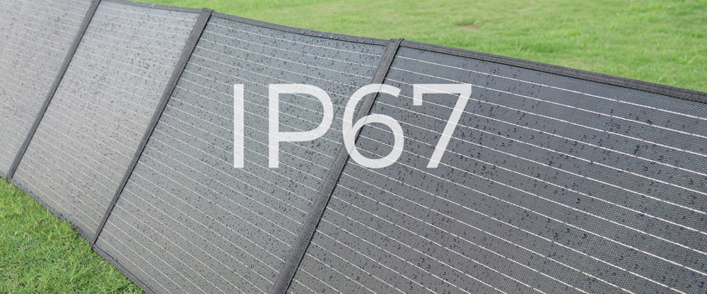 Sklapovací solárny panel FOSSiBOT SP200 18V 200W, monokrystalické solárne články s vysokou účinnosťou 23,4 %, pre solárnu nabíjačku MPPT s nastaviteľným stojanom, vodotesná IP67, pre vonkajšie kempovanie, karavány, systémy mimo sieť, so štandardným konektorom MC4.