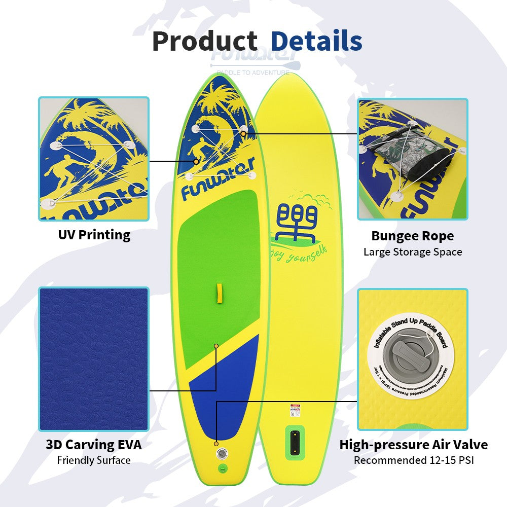 FunWater SUPFW28D Nafukovací paddleboard 350*87*15cm