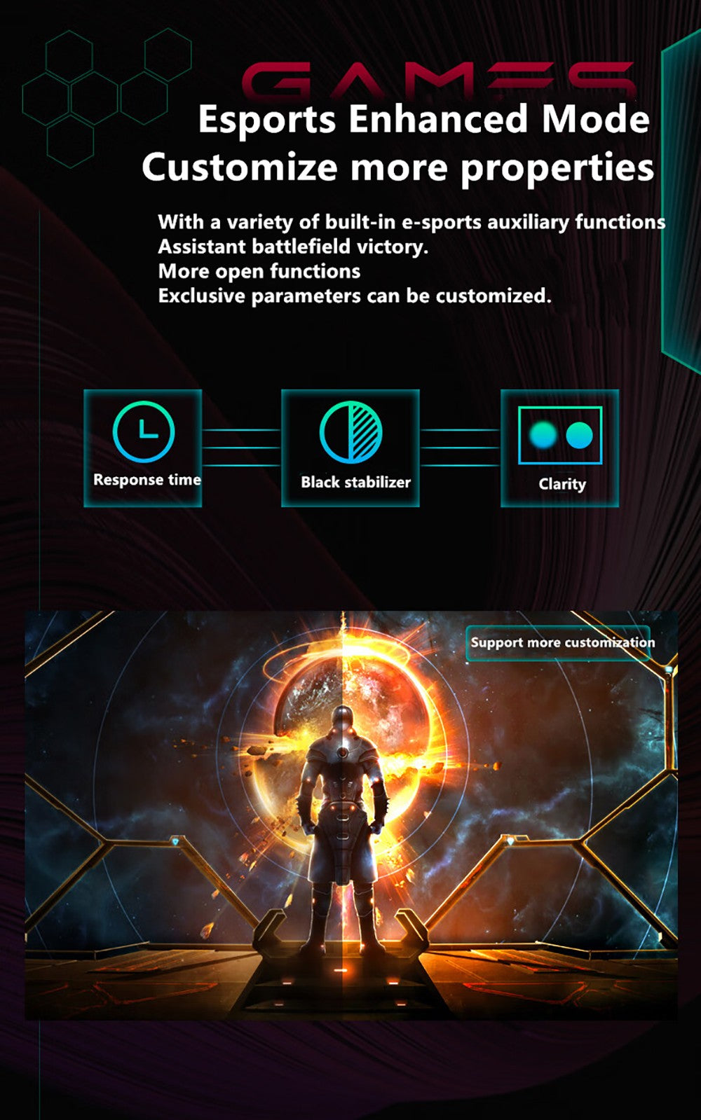Monitor FYHXele FY29Q2H s 29-palcovou obrazovkou, rozlíšením 2560*1080 WFHD 21:9 IPS, obnovovacou frekvenciou 200 Hz, časom odezvy 1 ms, 100% sRGB, kontrastom 1000:1, kompatibilný s FreeSync a G-Sync, HDR, Game Plus, DC Dimming, 2x DP1.4, 2x HDMI 2.1, 1x audio, nastavenie sklonu a uchytenie VESA.