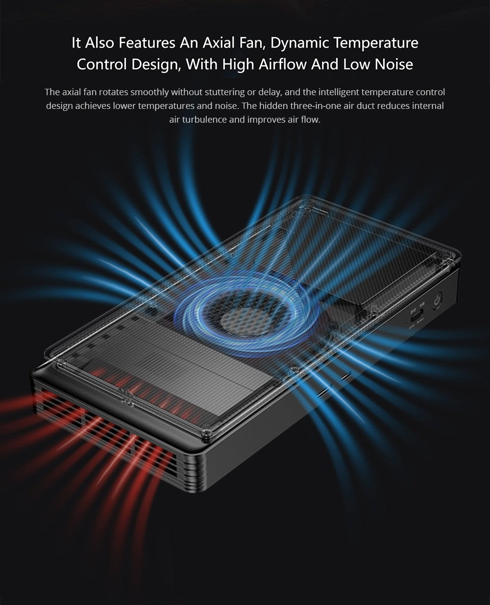 Rozširujúca stanica GPD G1 pre grafické karty, grafika AMD Radeon RX 7600M XT, 8 GB GDDR6 RAM, 128bit, 1*Oculink, 1*USB 4.0, 1*HDMI 2.1, 2*DP, 3*USB3.2, 1*SD 4.0, Tlačidlo TGP Toggle Key - EU zástrčka