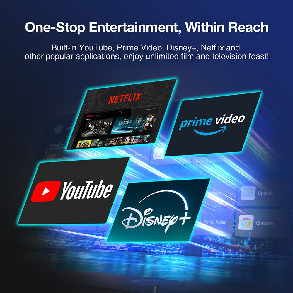 GTMEDIA HDTV Converter X1 TV Box, Android 11, ATSC 3.0 DRM, DVR nahrávanie, 4K HDR, integrovaný Miracast, 2GB RAM 32GB ROM, Bluetooth 5.0, 2.4G/5G WiFi - US zástrčka