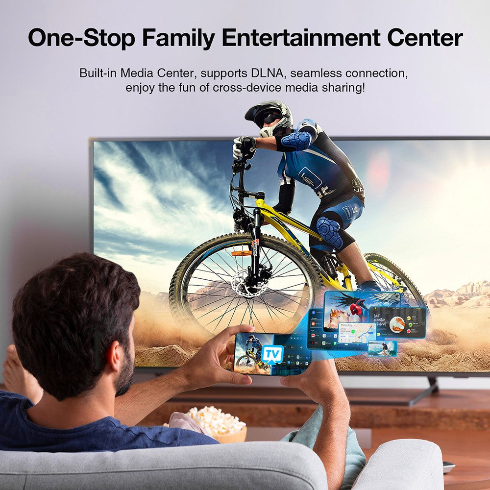 GTMEDIA HDTV Converter X1 TV Box, Android 11, ATSC 3.0 DRM, DVR nahrávanie, 4K HDR, integrovaný Miracast, 2GB RAM 32GB ROM, Bluetooth 5.0, 2.4G/5G WiFi - US zástrčka