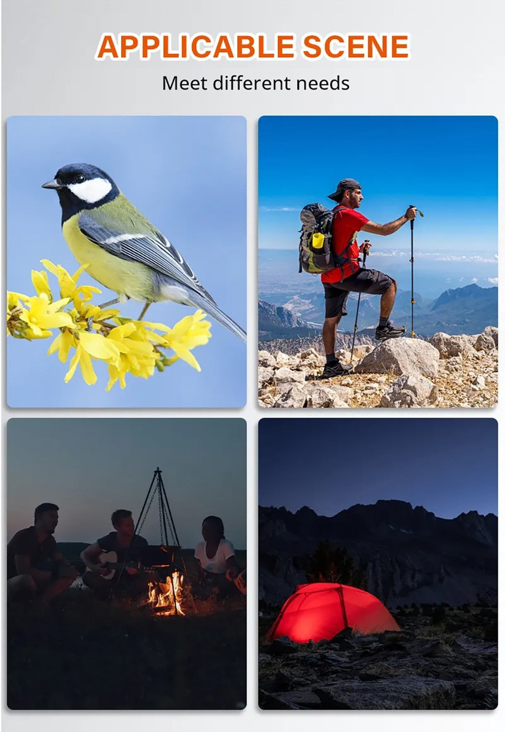 GTMEDIA N2 Binokulárne nočné videnie, 32GB pamäťová karta, 5x priblíženie, 2,31" HD obrazovka