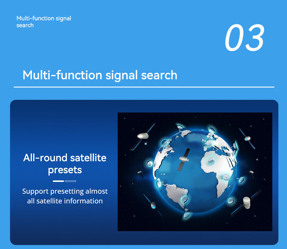 GTMEDIA V8 Finder PRO 2 Hľadač satelitných signálov ATSC-C Digitálny detektor satelitného signálu - Oranžová, EU zástrčka