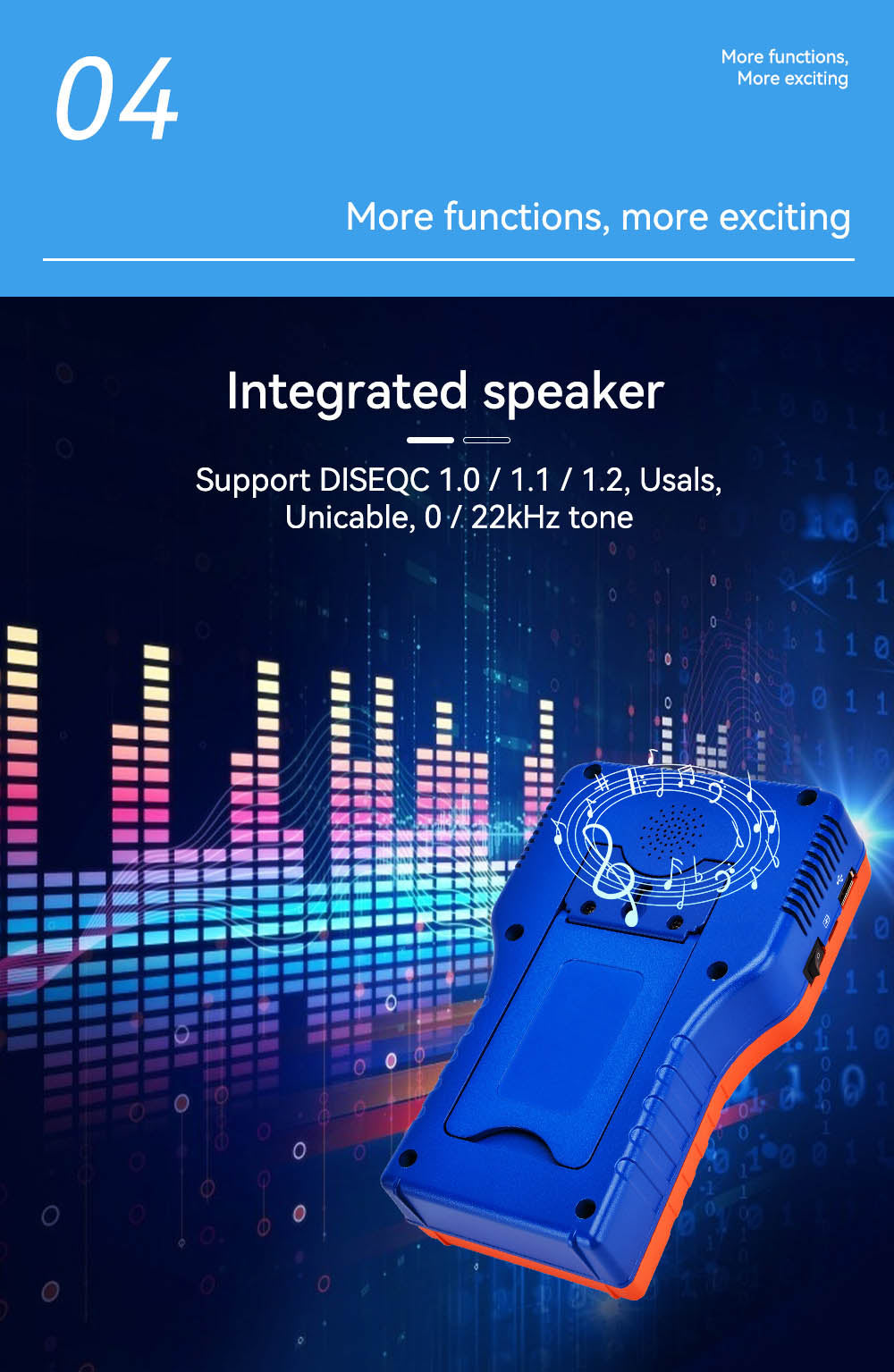 GTMEDIA V8 Finder PRO 2 Hľadač satelitných signálov ATSC-C Digitálny detektor satelitného signálu - Oranžová, EU zástrčka