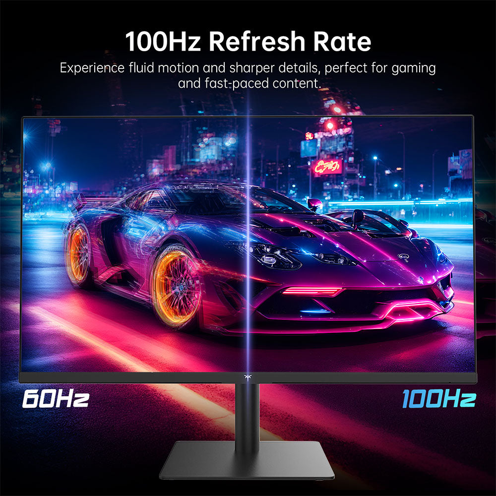 KTC H32T13 Gaming Monitor, 32 inch 2560*1440 16:9 IPS Screen, 100Hz Refresh Rate, FreeSync &amp; G-Sync, 1000:1 Contrast Ratio, Low Blue Light &amp; Flicker Free, 2*HDMI 2.0, 1*DP1.4, 1*Earphone Jack, VESA Mount