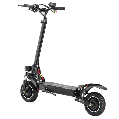 Halo Knight T104 Electric Scooter 10 inch Off-road Tires 1000W*2 Motor 65km/h Max Speed Remote control 52V 21Ah Battery 45km Range - Black