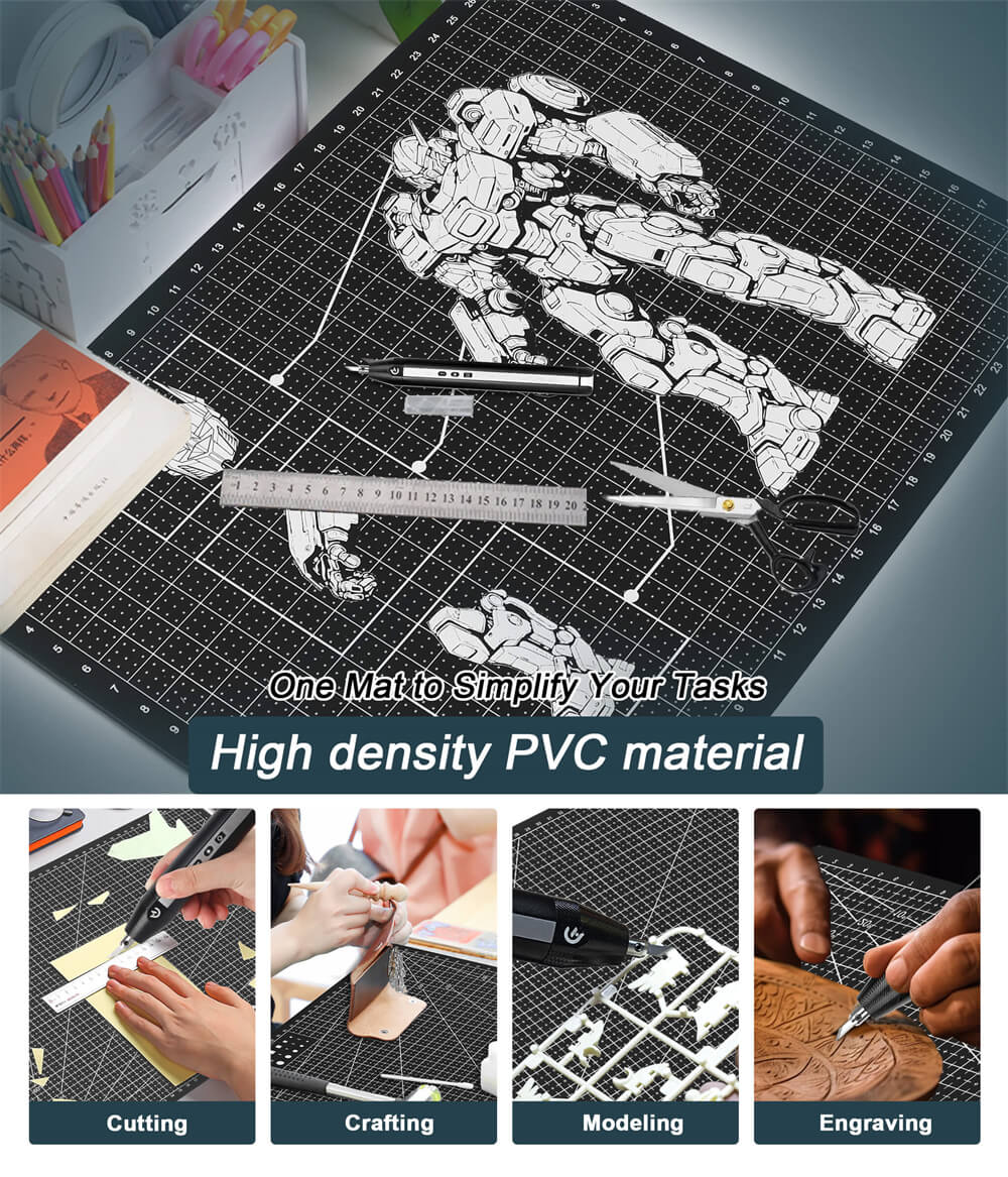 Hanboost MA01 30*22cm (11,8*8,7 palca) obojstranná podložka na rezanie pre šitie, remeslá, modelárstvo, scrapbooking