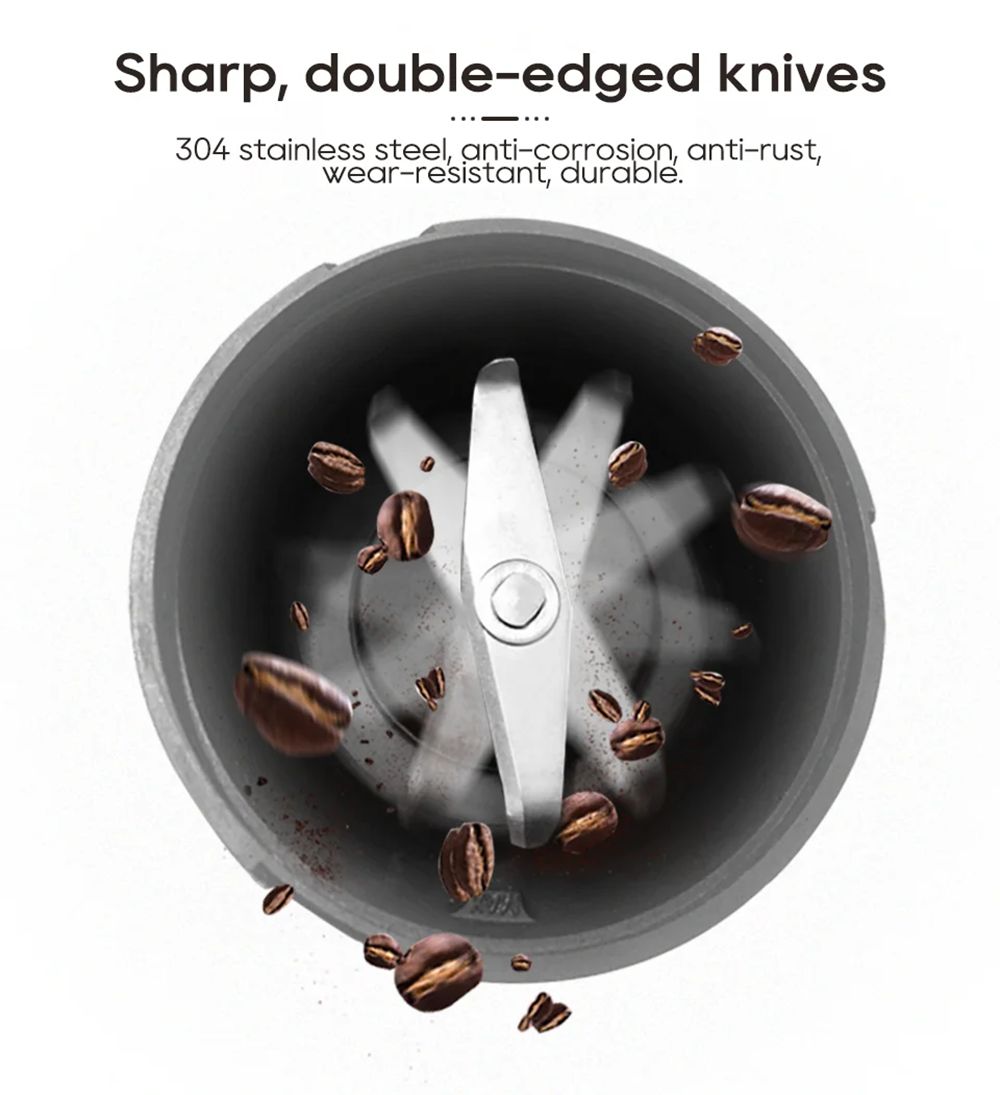 HiBREW G2 3v1 mlynček na kávu, 2000mAh dvojitý pohár, mixér na ovocie, odšťavňovač, mixér, drtič ľadu, na kempovanie alebo cesty