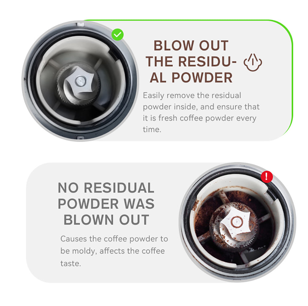 Kávovar HiBREW G3A, 40mm kužeľové mlecí kamene, vzduchový fúkač, 31 stupňová stupnica, pamäťová a antistatická funkcia, manuálny a automatický režim, vizuálny ukazovateľ zásobníka zrna, béžová farba.