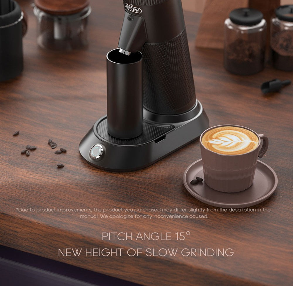 Elektrický mlynček na kávu HiBREW G5, 48mm kužeľové mlecí kamene, 36 stupňov nastavenia hrubosti mletia, vhodný na espresso/tureckú kávu/pour over/mocca/filtrami kávu
