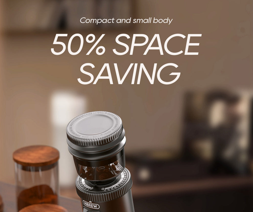 Elektrický mlynček na kávu HiBREW G5, 48mm kužeľové mlecí kamene, 36 stupňov nastavenia hrubosti mletia, vhodný na espresso/tureckú kávu/pour over/mocca/filtrami kávu