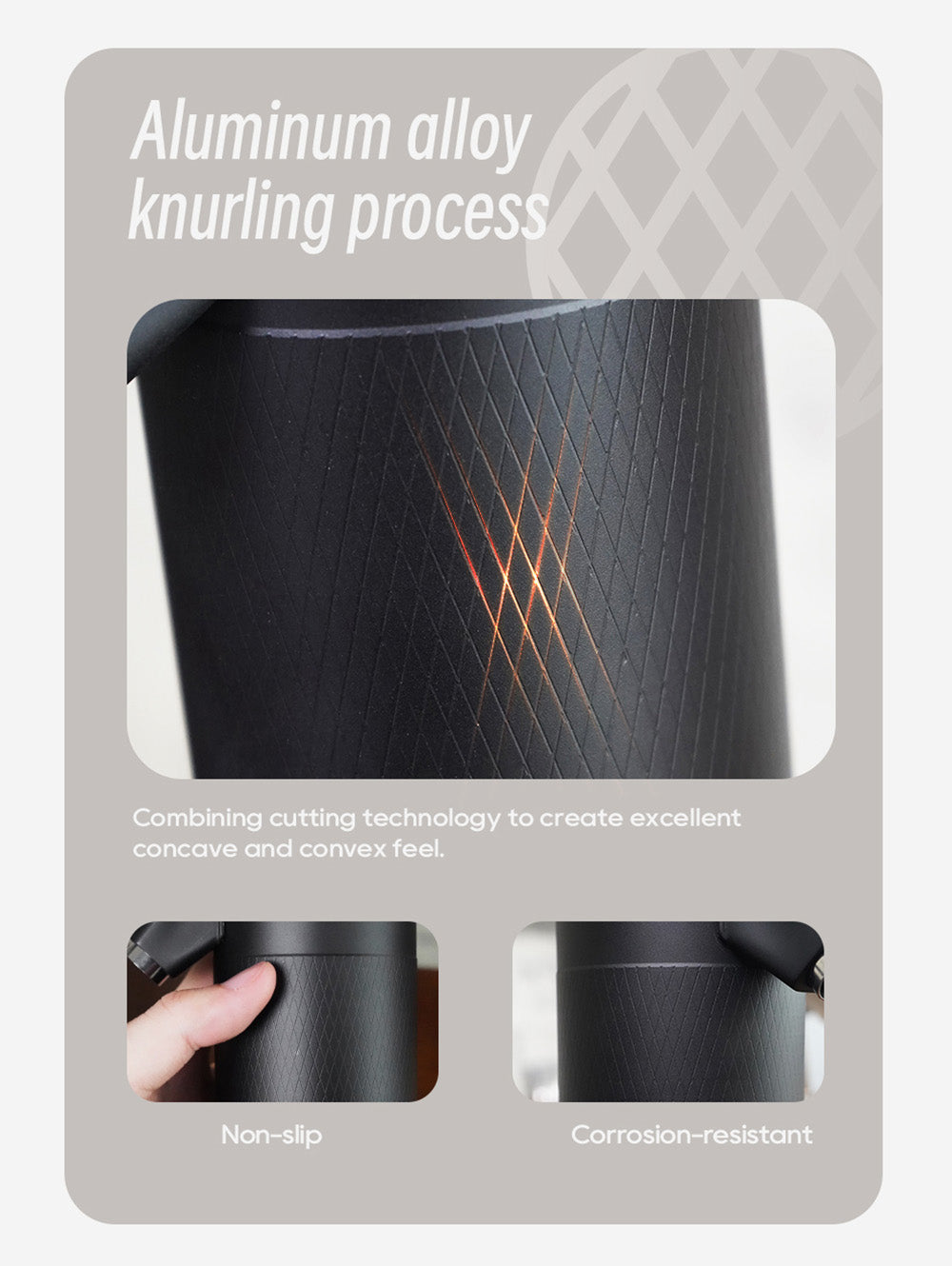 Elektrický mlynček na kávu HiBREW G5, 48mm kužeľové mlecí kamene, 36 stupňov nastavenia hrubosti mletia, vhodný na espresso/tureckú kávu/pour over/mocca/filtrami kávu