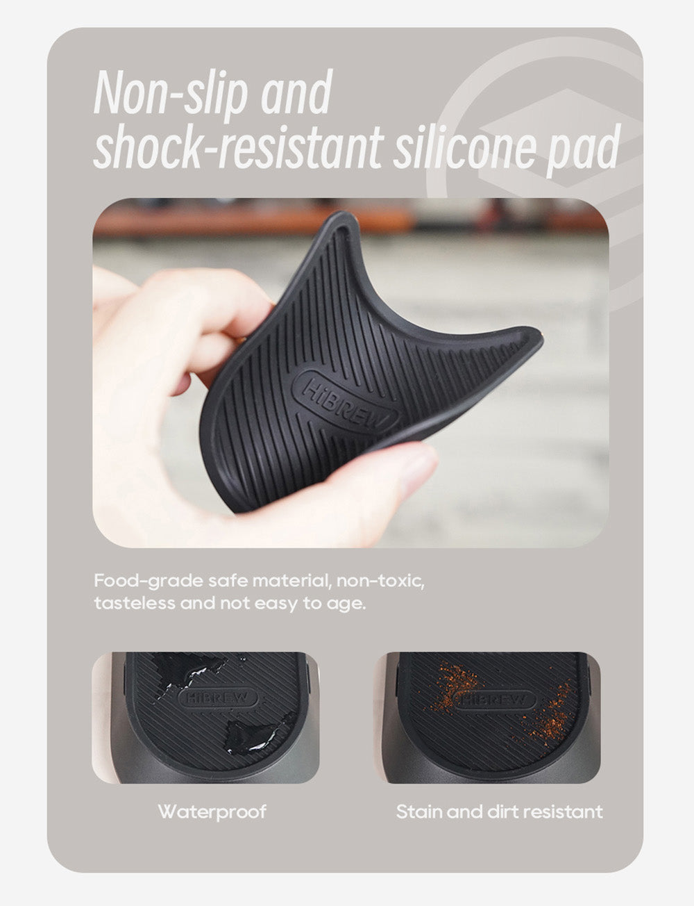 Elektrický mlynček na kávu HiBREW G5, 48mm kužeľové mlecí kamene, 36 stupňov nastavenia hrubosti mletia, vhodný na espresso/tureckú kávu/pour over/mocca/filtrami kávu