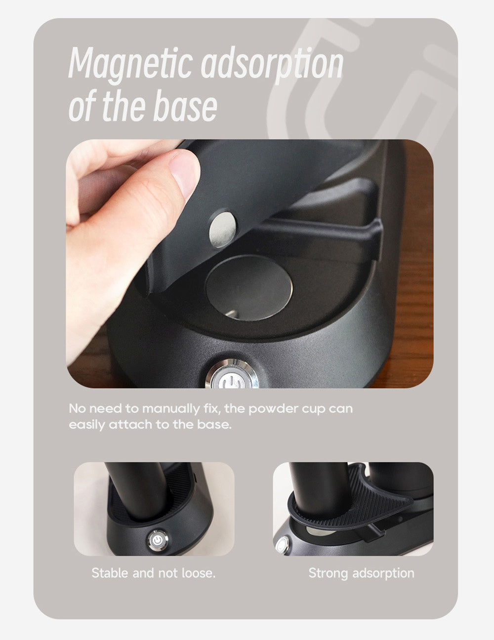 Elektrický mlynček na kávu HiBREW G5, 48mm kužeľové mlecí kamene, 36 stupňov nastavenia hrubosti mletia, vhodný na espresso/tureckú kávu/pour over/mocca/filtrami kávu