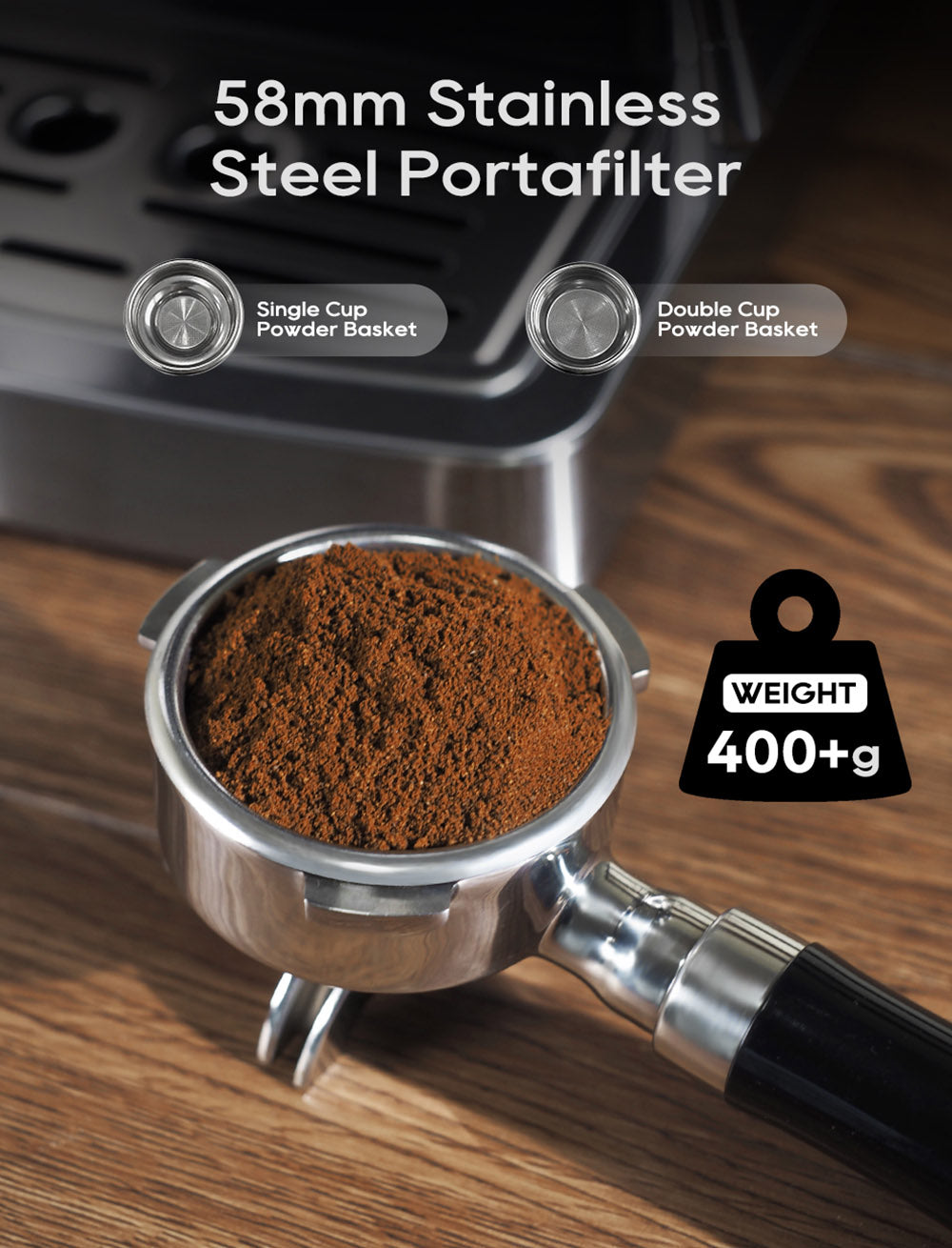 HiBREW H10A polautomatický kávovar na espresso, 19 bar, výrobník studeného/teplého kávového nápoja