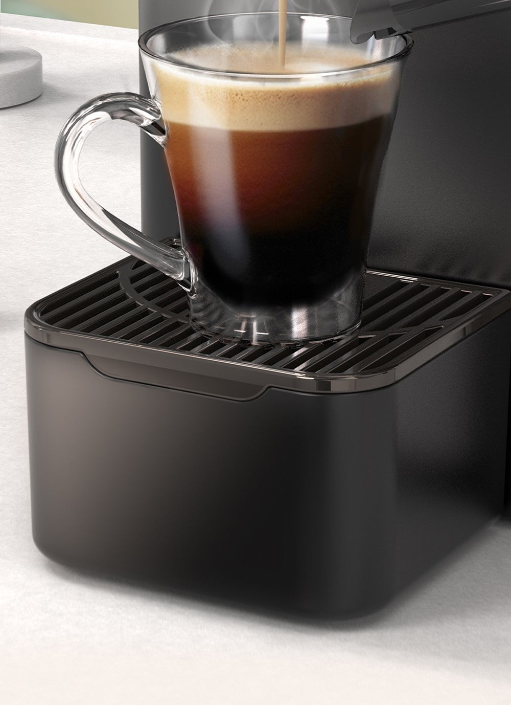 Kávovar HiBREW H15 na kapsule NES, 20 bar vysokého tlaku, odnímateľná nádobka na mlieko, nastaviteľná teplota a objem.