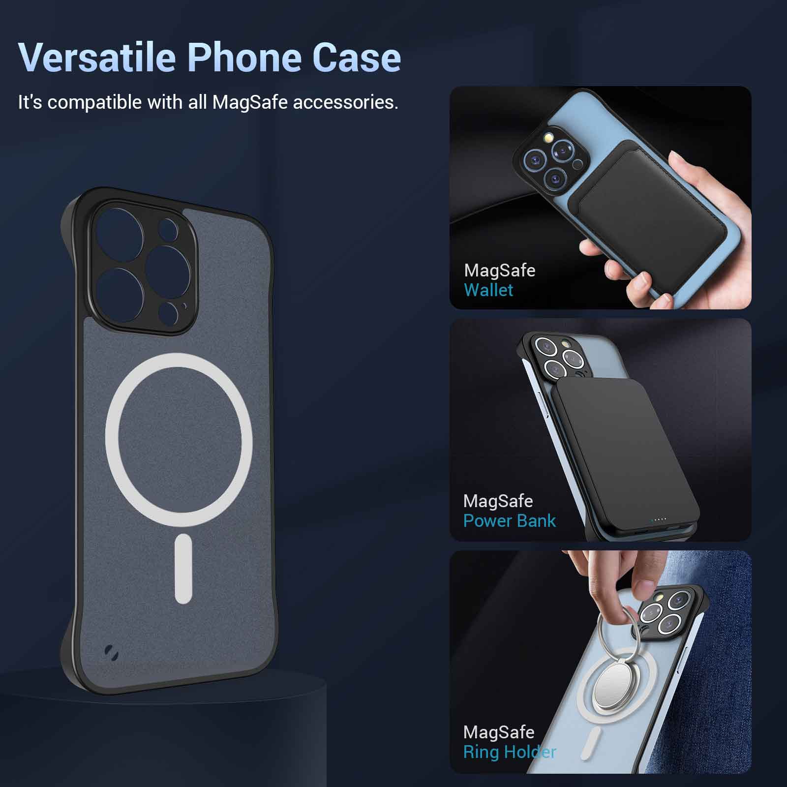 Magnetické ochranné pouzdro HINOVO MPC1-IP13P pre mobilný telefón iPhone 13 Pro