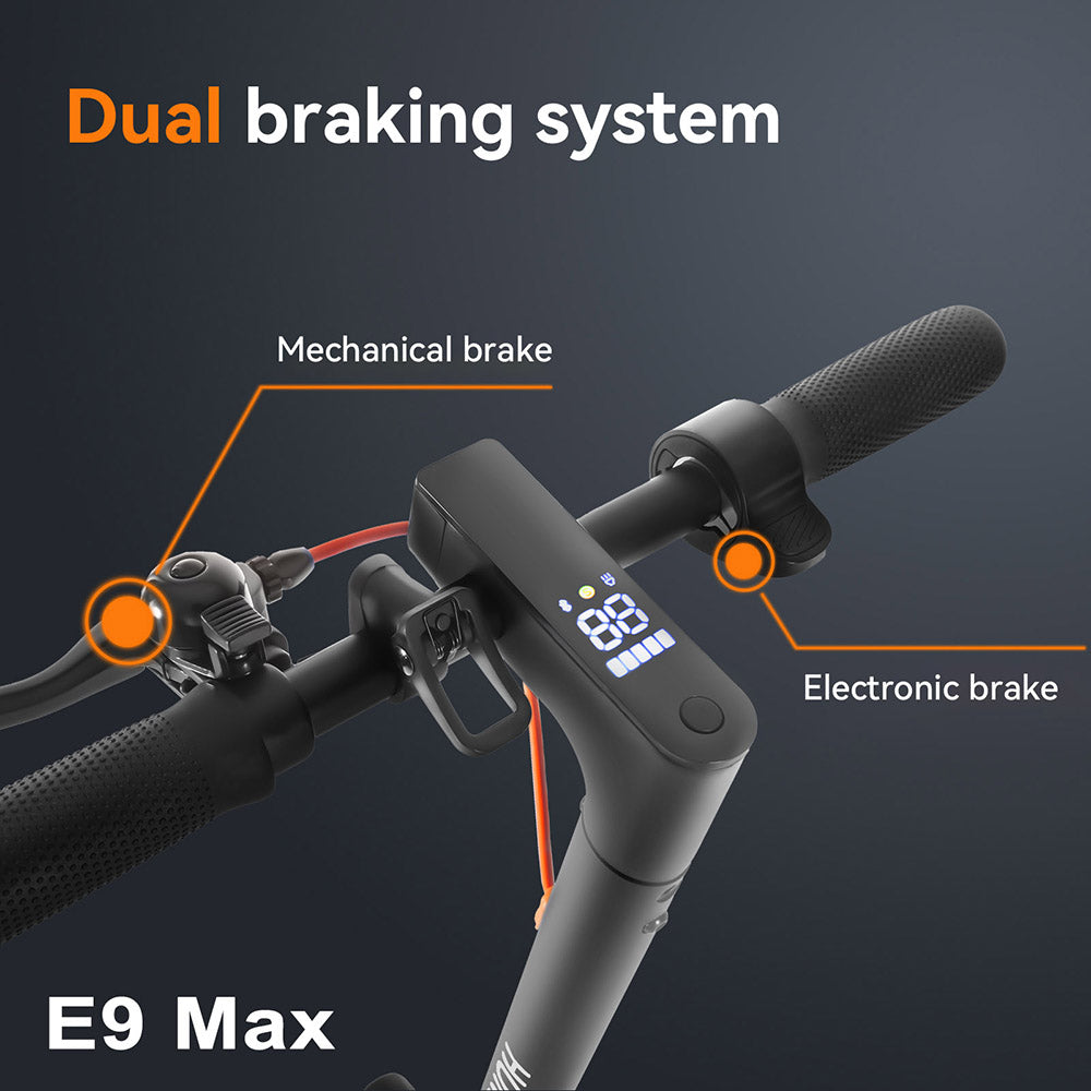 Elektromobil HONEY WHALE E9 MAX, 500W motor, 36V 10Ah batéria, 10-palcové koleso, maximálna rýchlosť 20 km/h, dojazd 35-40 km, mechanická a elektronická brzda, certifikácia ABE.