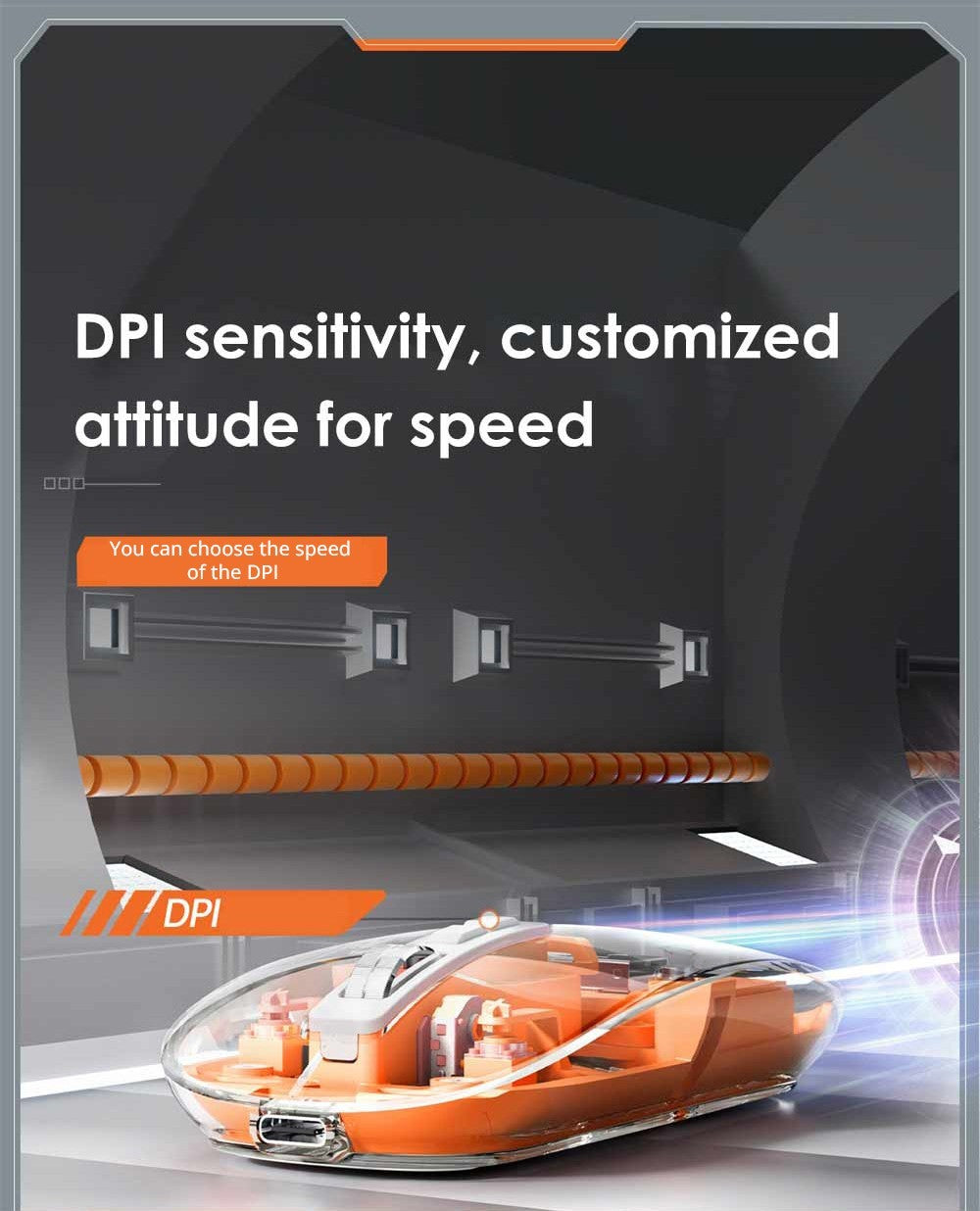 Bezdrôtová myš HXSJ T900 2.4G & Bluetooth, nastaviteľné DPI 800-2400, RGB podsvietenie, tiché tlačítka – ružová