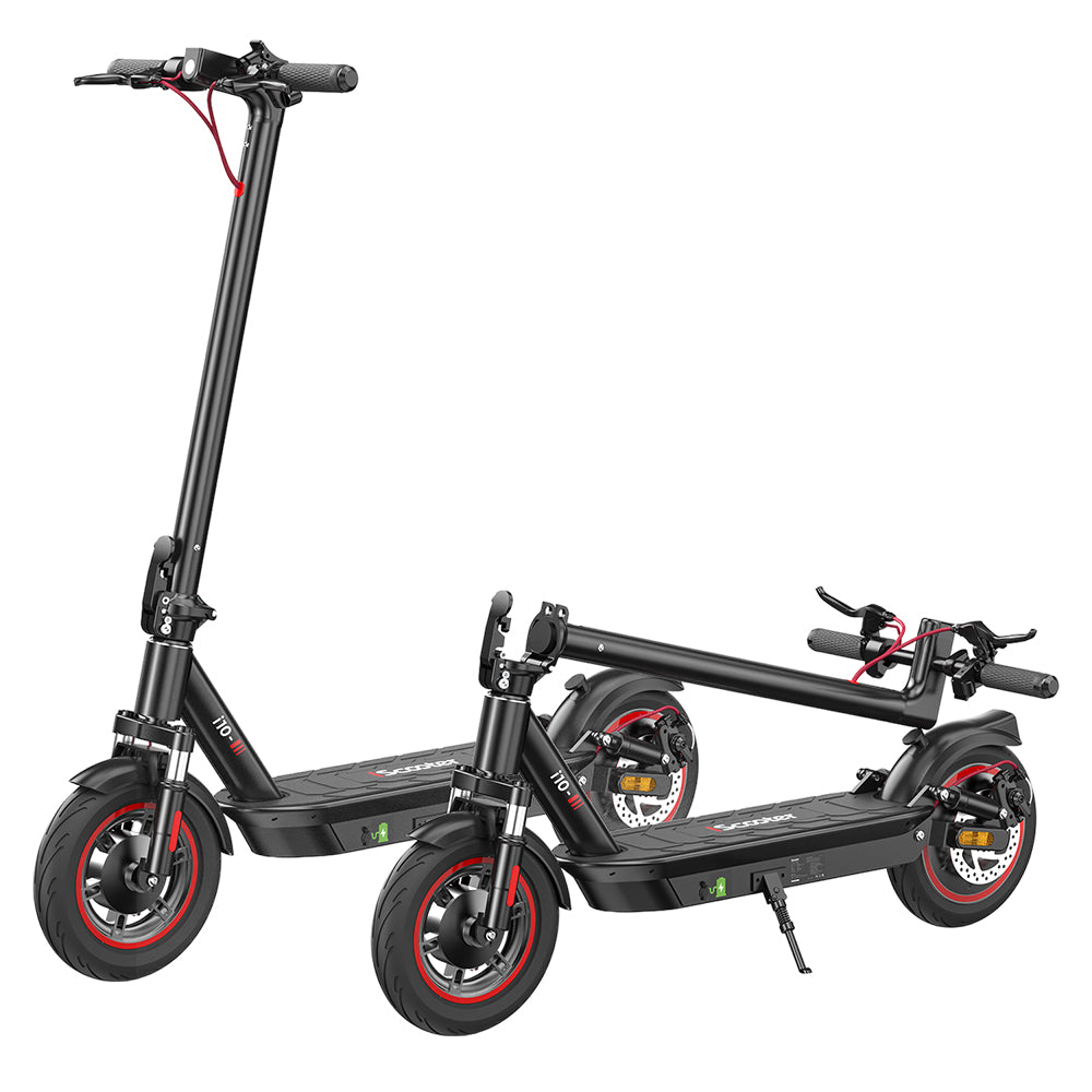 iScooter i10 Electric Scooter, 650W Motor, 36V 15Ah, 10-inch Pneumatic Tire, 40km/h Max Speed, 45km Max Range, ‎Front and Rear Suspension, Electronic Brake &amp; Disc Brake