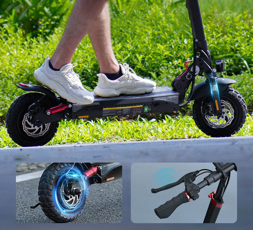 Skladný elektrický skúter iScooter iX3, 10