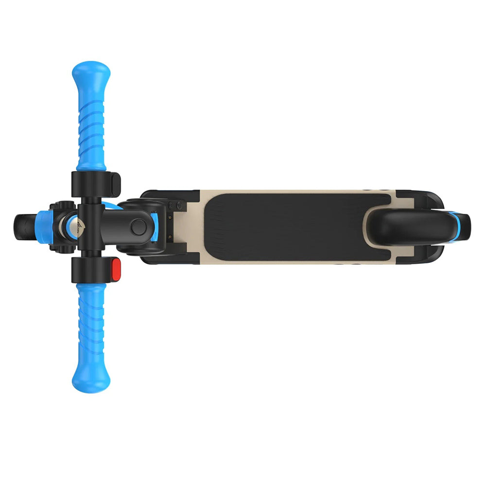 isinwheel S6 Kids Folding Electric Scooter, 150W Motor, 21.6V 5Ah Battery, 6.5-inch Tires, 15km/h Max Speed, 15km Range, Rear Fender Brake &amp; Electronic Brake, Adjustable Height - Blue