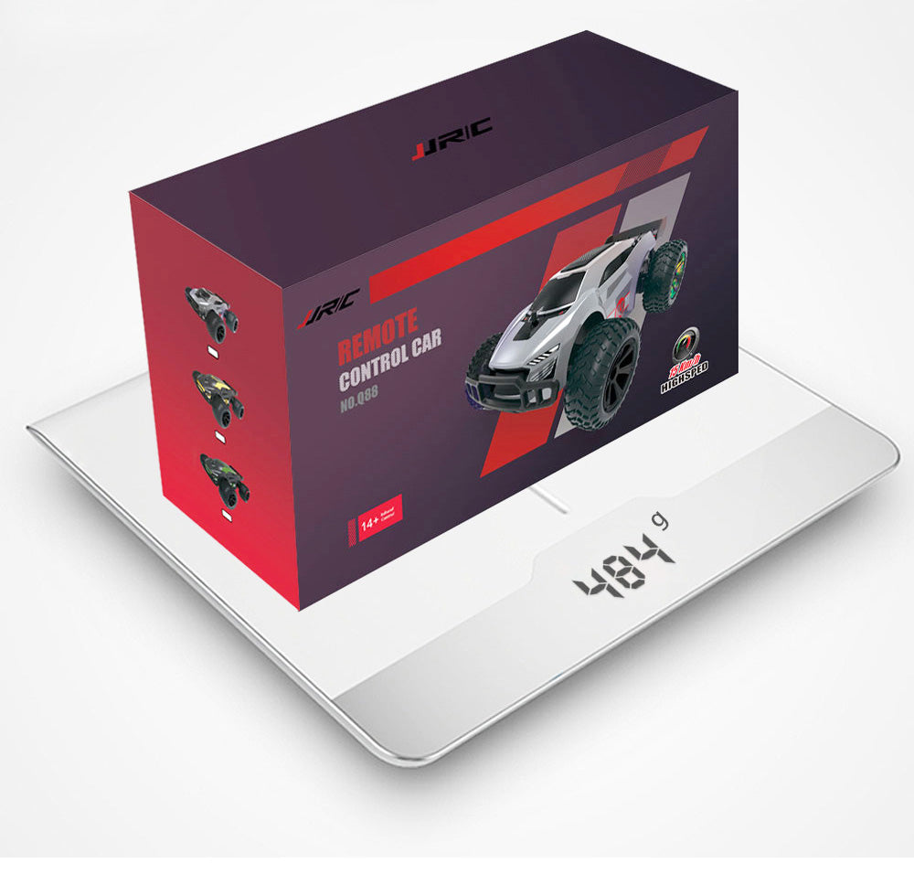 Diaľkovo ovládané auto JJRC Q88 2.4G, ovládanie na vzdialenosť 40-50 m, vysokorýchlostné terénne vozidlo, kaskadérské auto, hračka pre deti - strieborná