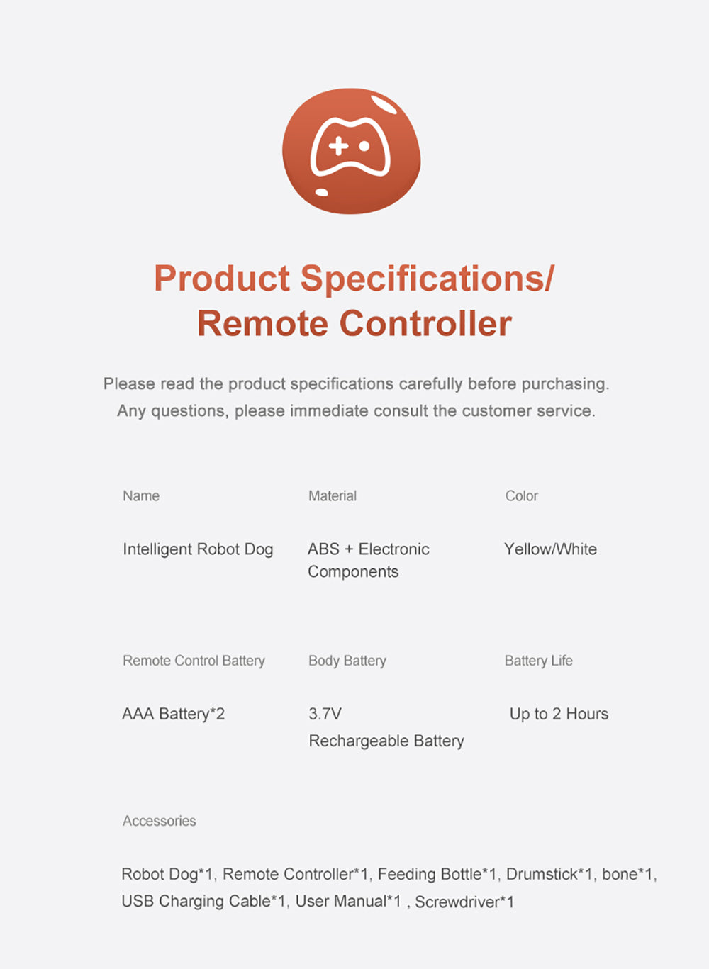 JJRC R19 Diaľkovo ovládaný robotický psík, interaktívna hračka, RC robotický kaskadér, vzdelávacia hračka pre deti - biela