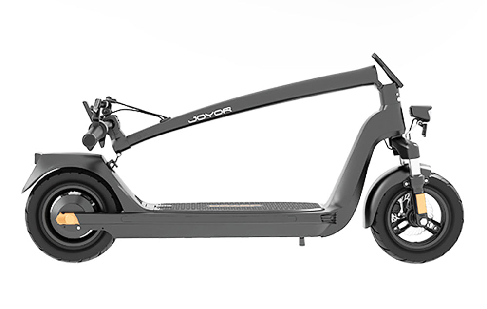 Elektromobilná kolobežka JOYOR C10E, certifikácia ABE, 500W motor, 48V 10.4AH batéria, 10-palcové pneumatiky, maximálna rýchlosť 20 km/h, dojazd 40 km, predná a zadná kotúčová brzda, predné tlmiče