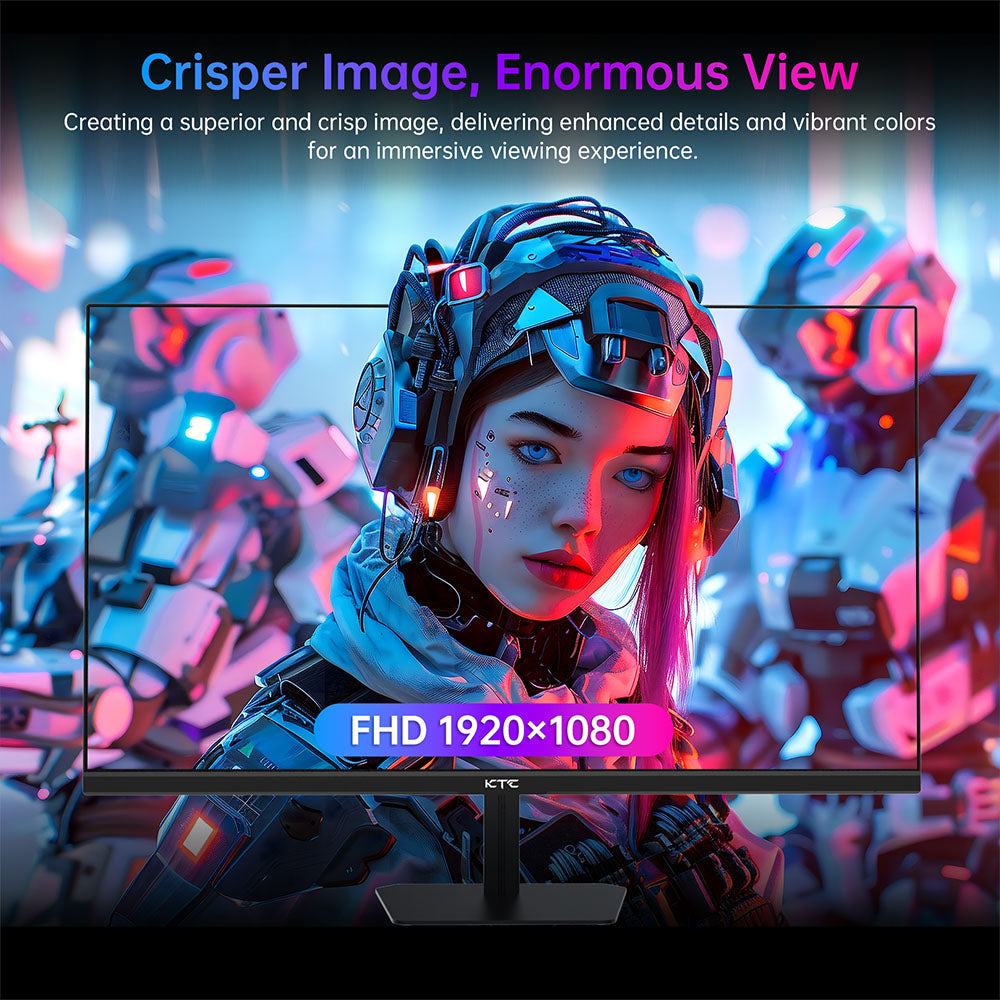 Herný monitor KTC H24F8, 23,8'' 1920*1080 16:9 Fast IPS displej, obnovovacia frekvencia 180 Hz, doba odezvy 1 ms, kontrastný pomer 1000:1, HDR10, 135 % sRGB, Adaptive-Sync, Dynamic Action Sync, Game Assist, redukcia modrého svetla a bez blikania, VESA montáž