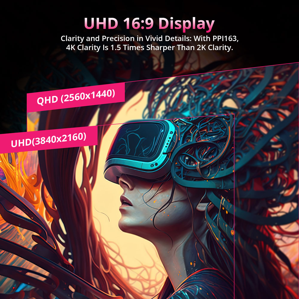 KTC H27P22S 27-palcový herný monitor, 3840x2160 UHD AUO 7.0 FAST IPS panel, HDR400, obnovovacia frekvencia 160 Hz, doba odezvy 1 ms, 132 % sRGB, kompatibilný s FreeSync a G-SYNC, nízka modrá svetelná vlna, 2×HDMI2.1, 2×DP1.4, 1×USB2.0, nastaviteľný stojan a podpora VESA montáže.