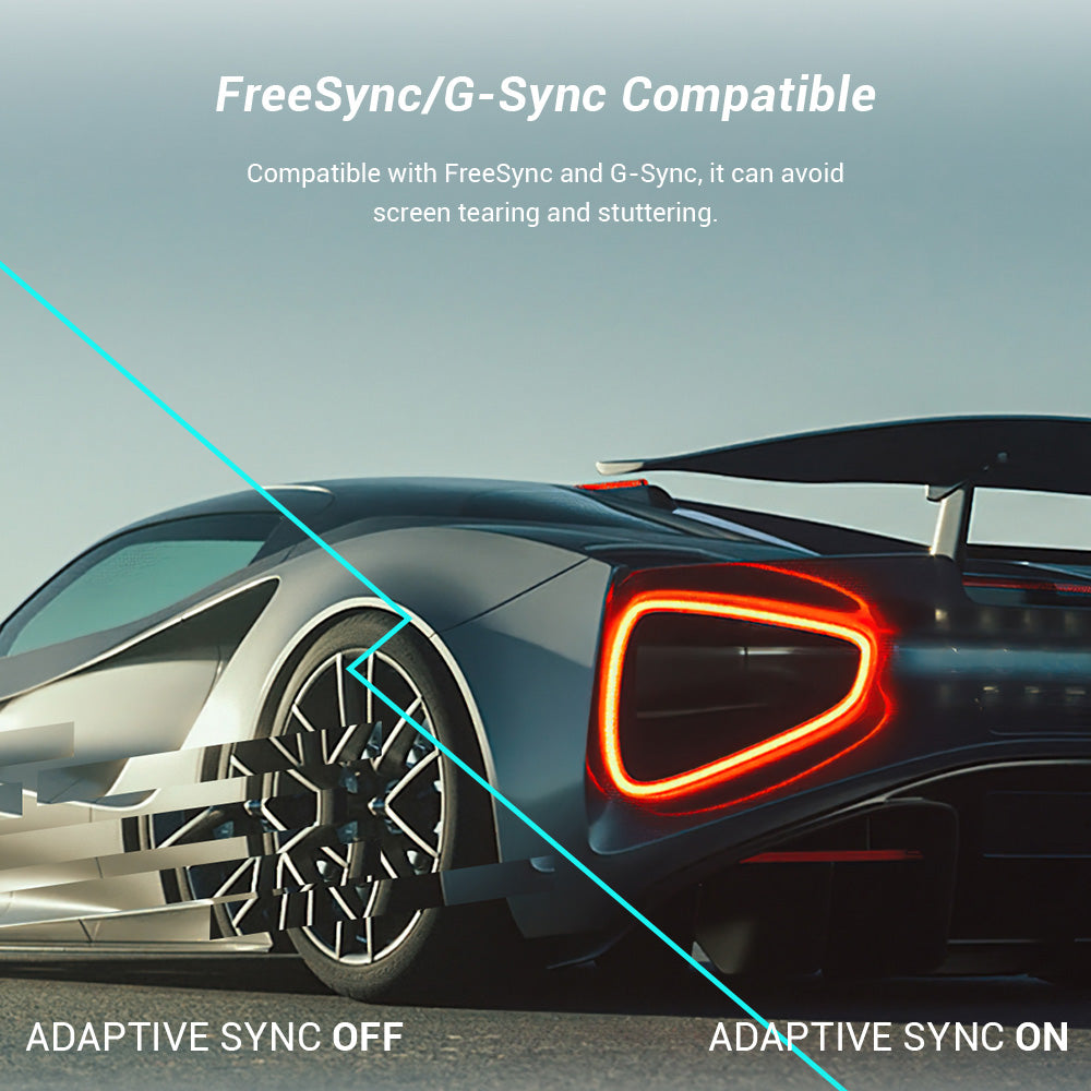 KTC H27S17 27-palcový zakrivený herný monitor s 1500R zakrivením, QHD rozlíšením 2560x1440, pomerom stránok 16:9, technológiou ELED, obnovovacou frekvenciou 165 Hz, pokrytím 99 % sRGB, kontrastným pomerom 4000:1, časom odezvy 1 ms MPRT, technológiou Low Motion Blur, kompatibilný s FreeSync a G-Sync, USB, HDMI 2.0, 2xDP1.2, audio výstup, VESA montáž.