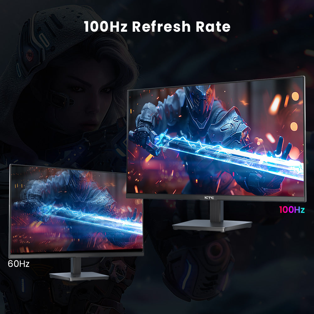 KTC H27T27 27palcový kancelársky monitor s QHD rozlíšením 2K a pokročilým IPS panelom, obnovovací frekvencia 100 Hz.