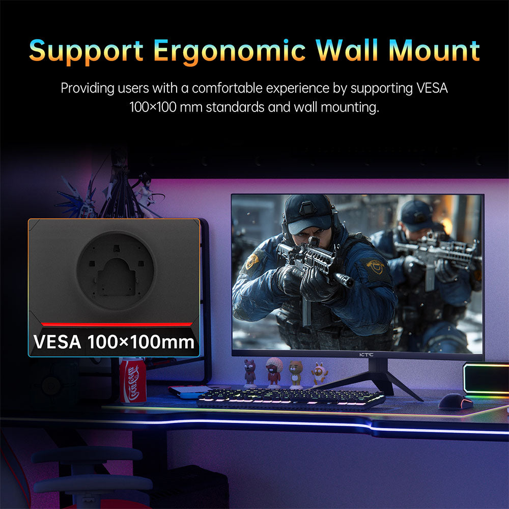 KTC H32S17 32-palcový 1500R zakrivený herný monitor 2560x1440 QHD 180Hz 16:9 ELED 99% sRGB HDR10 1ms MPRT doba odezvy, Low-blue, kompatibilný s FreeSync a G-SYNC, USB, HDMI2.0, 2xDP1.4, audio výstup, flexibilné nastavenie s robustným statívom, VESA uchytenie, displej.