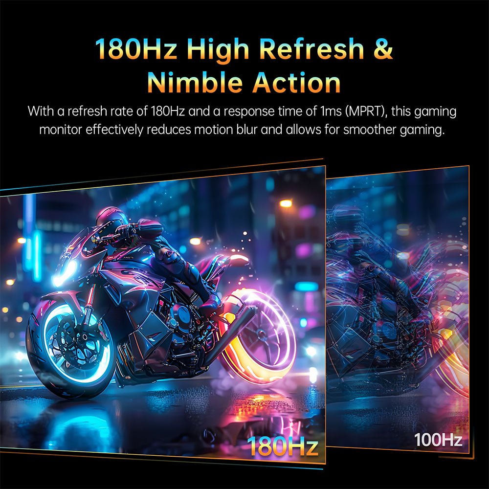 KTC H32S17 32-palcový 1500R zakrivený herný monitor 2560x1440 QHD 180Hz 16:9 ELED 99% sRGB HDR10 1ms MPRT doba odezvy, Low-blue, kompatibilný s FreeSync a G-SYNC, USB, HDMI2.0, 2xDP1.4, audio výstup, flexibilné nastavenie s robustným statívom, VESA uchytenie, displej.