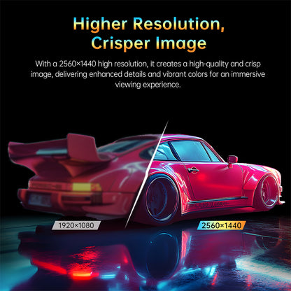 KTC H32S17 32 inch 1500R Curved Gaming Monitor 2560x1440 QHD 180Hz 16:9 ELED 99% sRGB HDR10 1ms MPRT Response Time Low-blue Compatible with FreeSync and G-SYNC USB HDMI2.0 2xDP1.4 Audio Out Flexible Adjustment with Sturdy Tripod VESA Mount Displayer