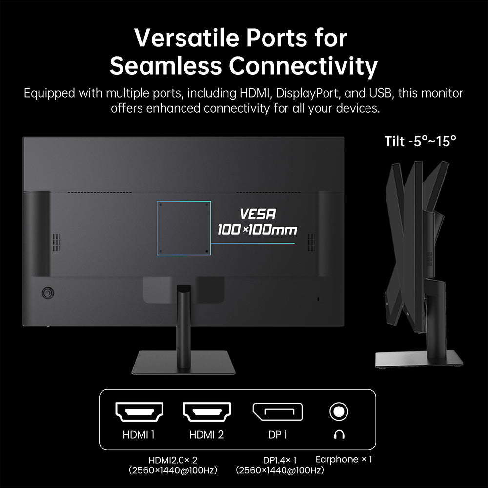 H32T13 32 palcový QHD 100 Hz