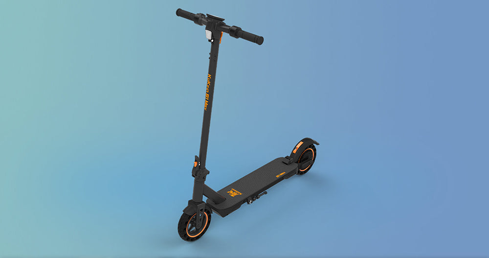 Elektromobilný skuter KuKirin S1 Max, skladací, 350W motor, 36V 10.4Ah batéria, 8-palcové pneumatiky, zadné svetlo, dojazd 39 km, pružinové odpruženie, veľký displej, sklon 15 stupňov, vodotesný IP54, bezpečnostná skladacia spona.