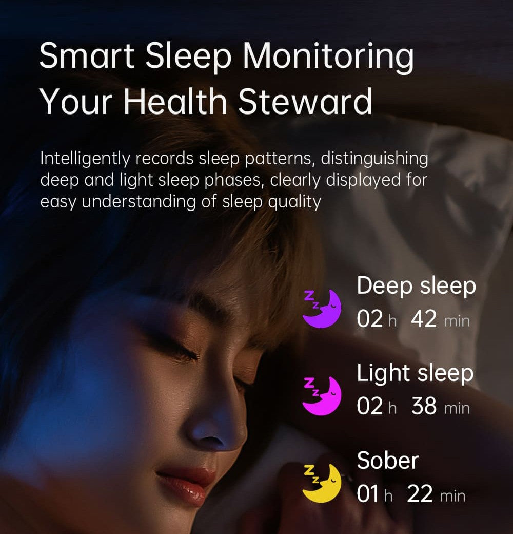 Inteligentné hodinky KUMI GW6, 1,43-palcový AMOLED HD displej, funkcia hlasového ovládania AI, monitorovanie spánku a tepovej frekvencie, Bluetooth volania - čierna