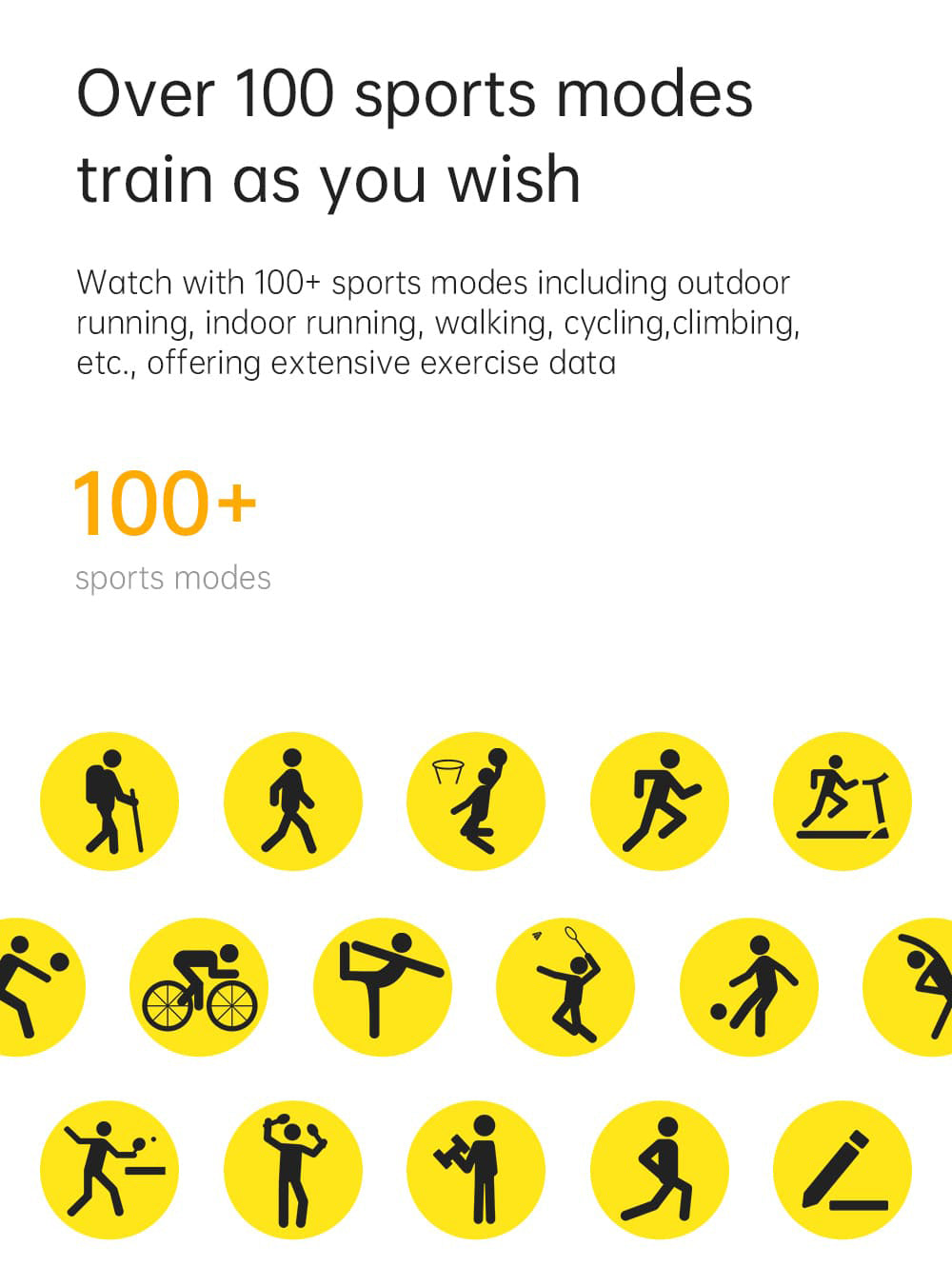 KUMI KU7 Smartwatch, 1,96'' AMOLED displej, Bluetooth volania, monitorovanie zdravia, informácie o akciovom trhu, 100 sportovych režimov - čierna