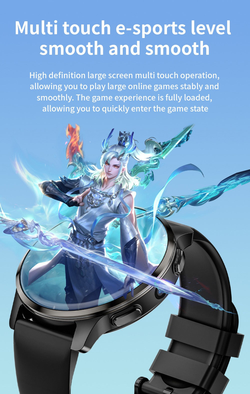 Inteligentné hodinky LOKMAT APPLLP 2, 1,508-palcový AMOLED displej, podpora 4G SIM karty, Android 8.1, NFC prístup, 24/7 monitorovanie zdravia, viaceré režimy pre rôzne sporty.