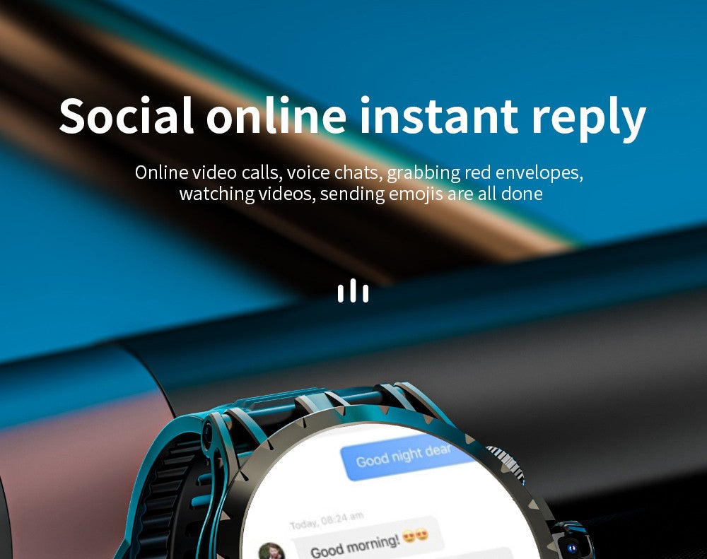 Inteligentné hodinky LOKMAT APPLLP 4, 1,508-palcový AMOLED displej, podpora 4G/5G SIM karty, monitorovanie tepovej frekvencie a kyslíku v krvi, funkcia NFC, GPS určenie polohy.