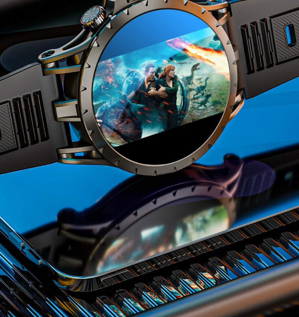 Inteligentné hodinky LOKMAT APPLLP 4, 1,508-palcový AMOLED displej, podpora 4G/5G SIM karty, monitorovanie tepovej frekvencie a kyslíku v krvi, funkcia NFC, GPS určenie polohy.