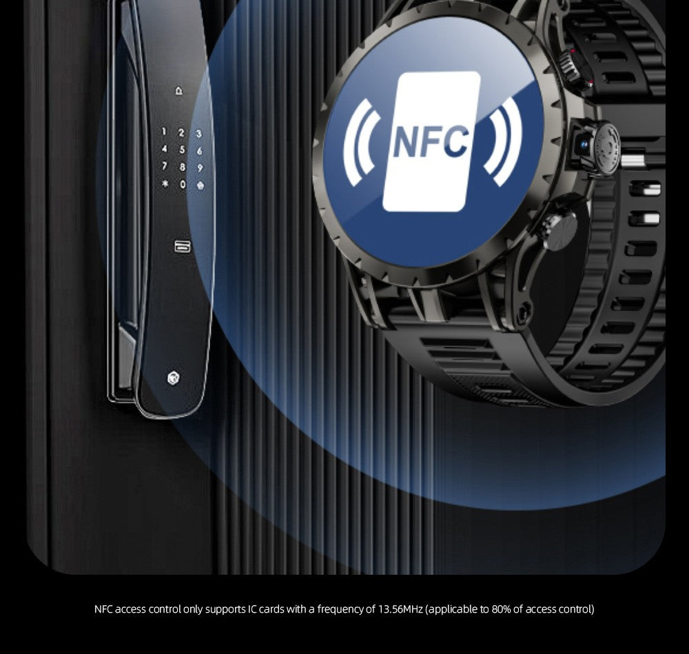 Inteligentné hodinky LOKMAT APPLLP 4, 1,508-palcový AMOLED displej, podpora 4G/5G SIM karty, monitorovanie tepovej frekvencie a kyslíku v krvi, funkcia NFC, GPS určenie polohy.