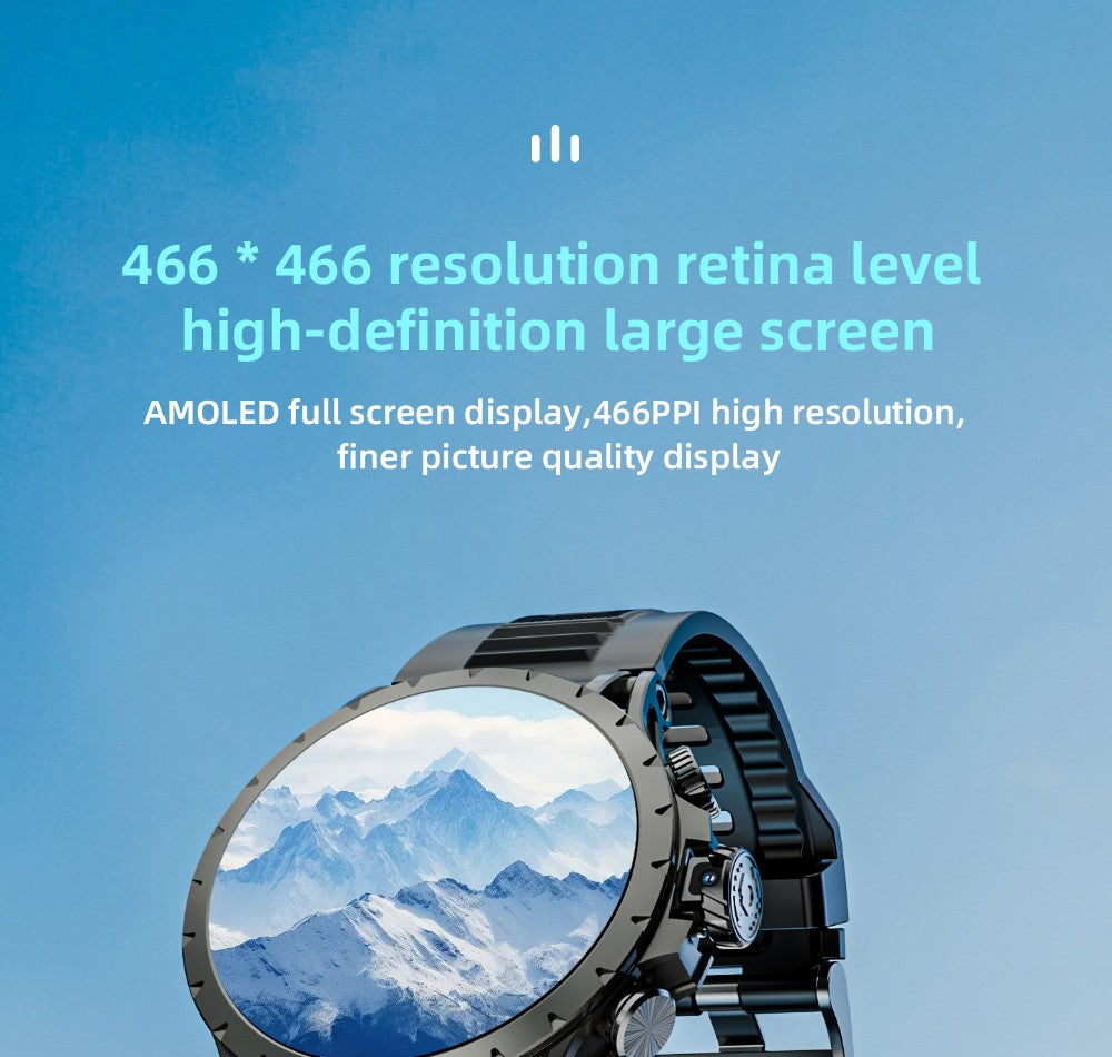 Inteligentné hodinky LOKMAT APPLLP 4, 1,508-palcový AMOLED displej, podpora 4G/5G SIM karty, monitorovanie tepovej frekvencie a kyslíku v krvi, funkcia NFC, GPS určenie polohy.